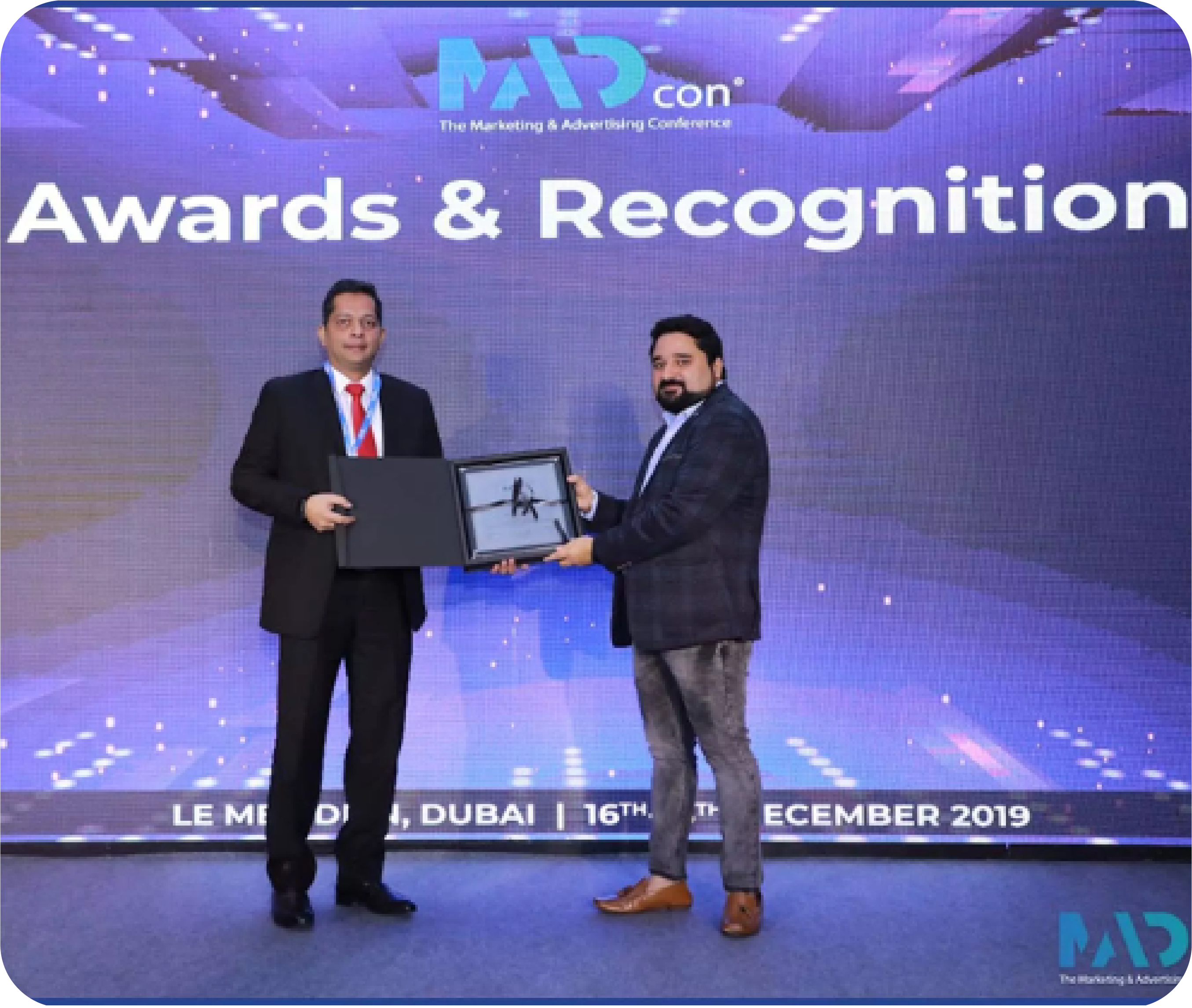 MADcon Dubai Award Photo 1
